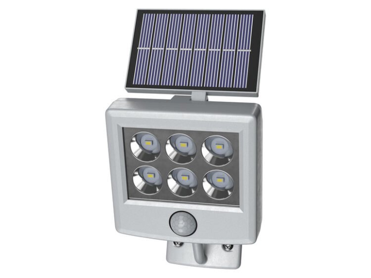 LIVARNO home Solární LED reflektor s detektorem pohyb