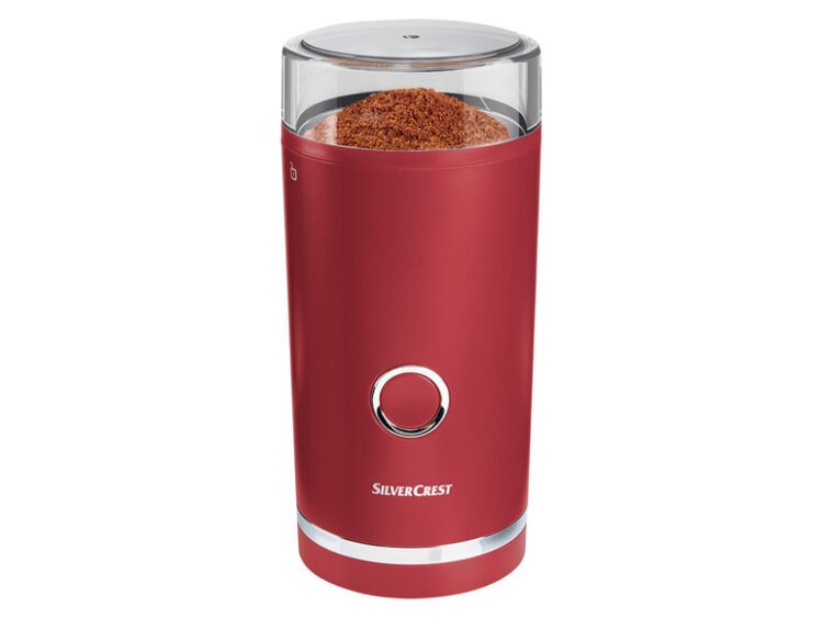 SILVERCREST® Elektrický mlýnek na kávu SKMS 180 A1 (červená)