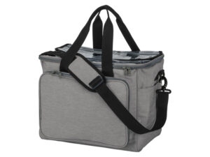 crelando® Kufr na kolečkách pro šicí stroj / Taška (taška na pletací potřeby šedá)